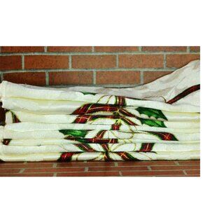 Christmas Design Cloth Napkins Set Of 8 Table Accessories Holiday Pattern